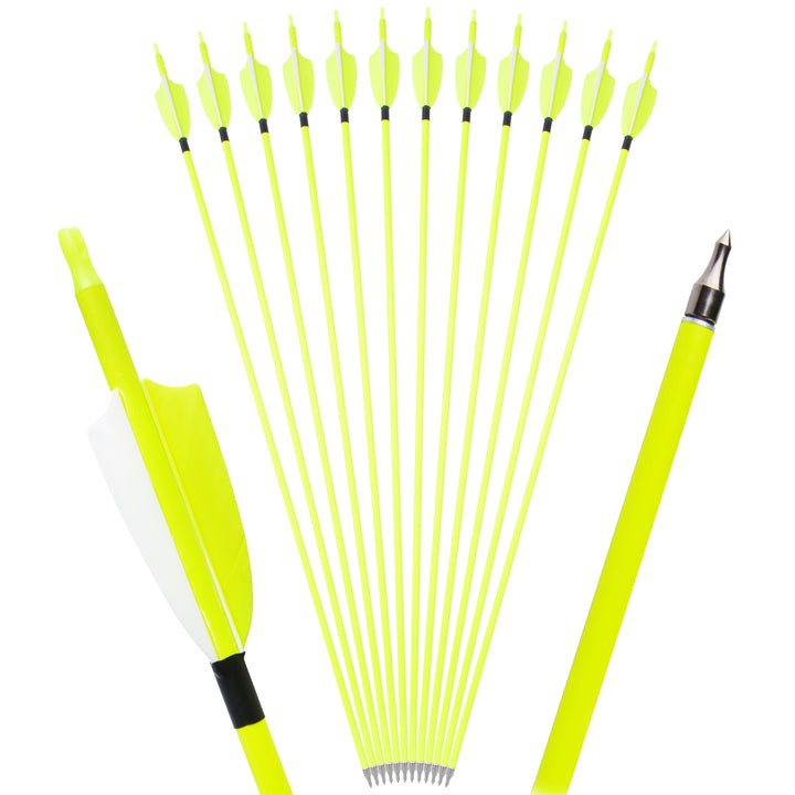 🎯AMEYXGS Archery Spine500 600 Carbon Arrow for Hunting Target