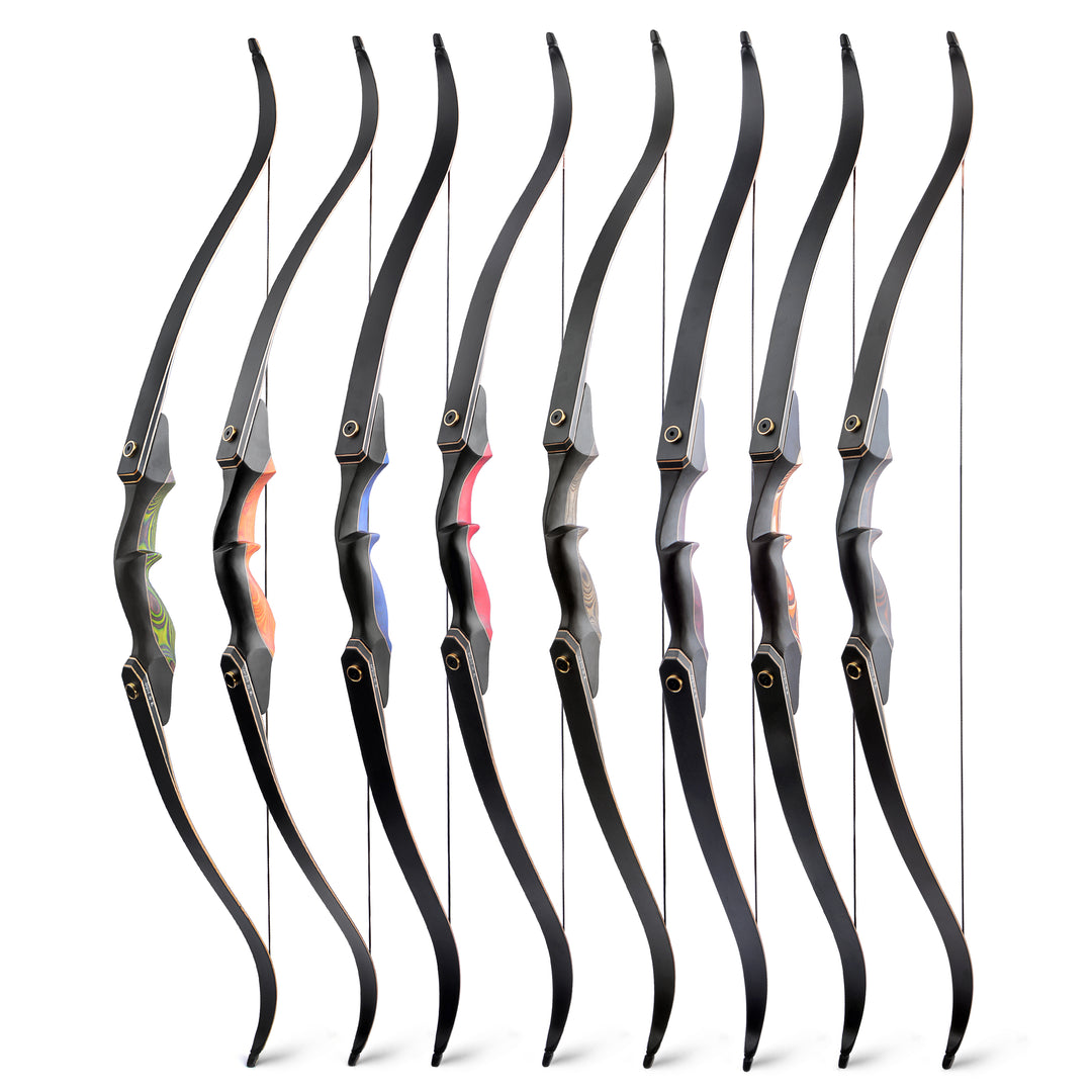 🎯60" Archery Takedown Recurve Bow Right Hand & 12pcs Carbon Arrows Hunting