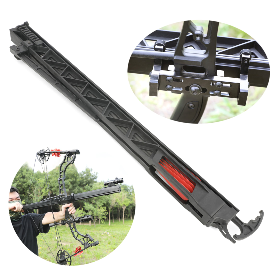 🎯Archery Shooter Launcher  Repeating Compound Bow 6 arrow Rapid