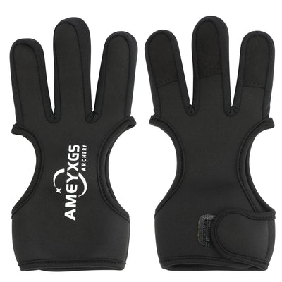 🎯AMEYXGS Bogenschießen-Handschuh und Bogenschießen-Armschutz-Set