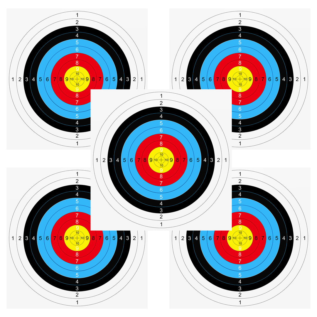 🎯Target Faces Archery Paper for Range Backyard Practice & Shooting