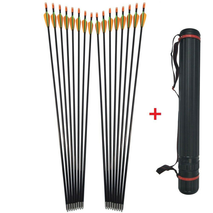 🎯Fiberglass Arrows Archery Quiver Safety Target Practice Children
