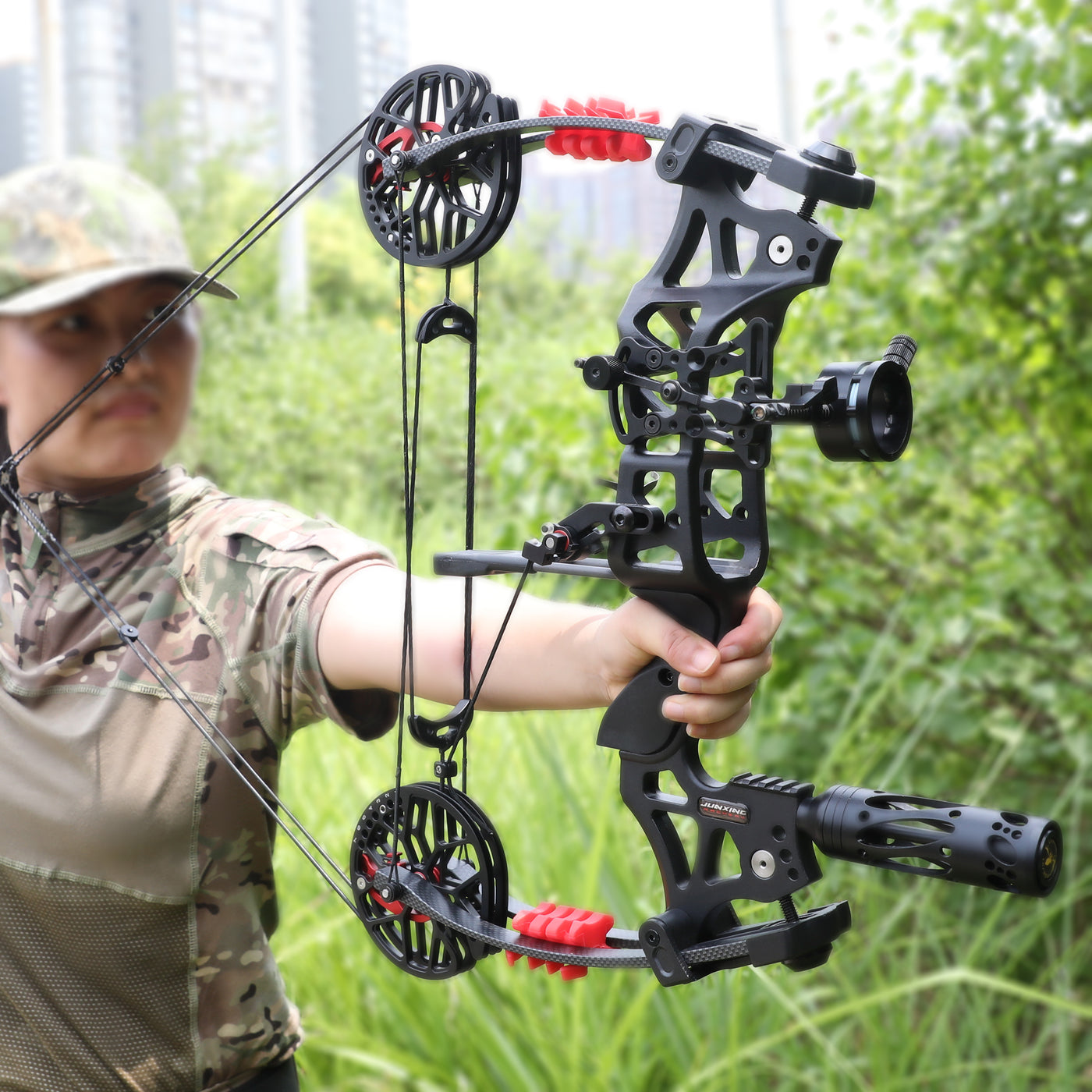 🎯Dual Purpose Compound Bow Kit with 100 Pcs Steel Balls