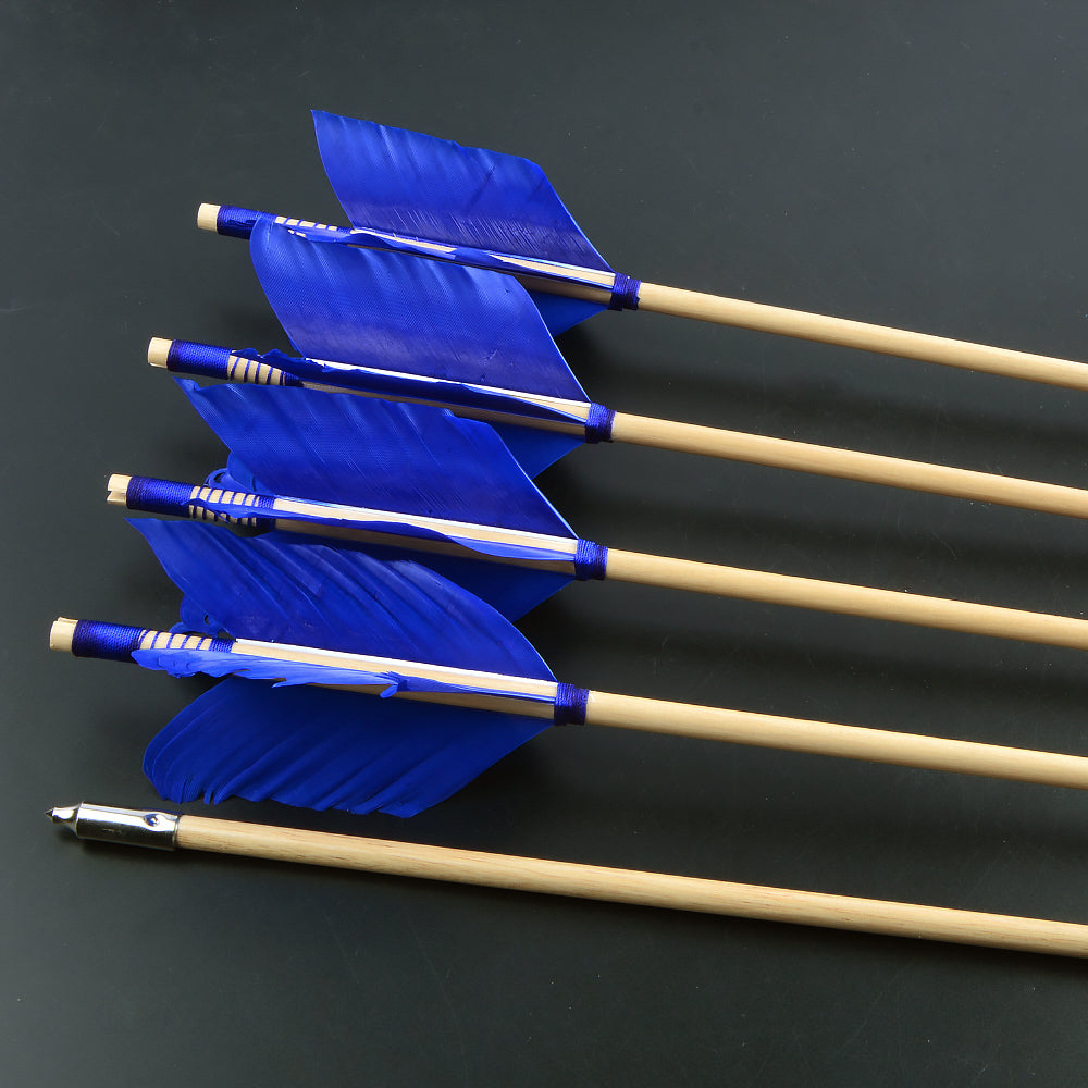🎯DIY Wooden Arrows Flu-Flu Archery Tradition
