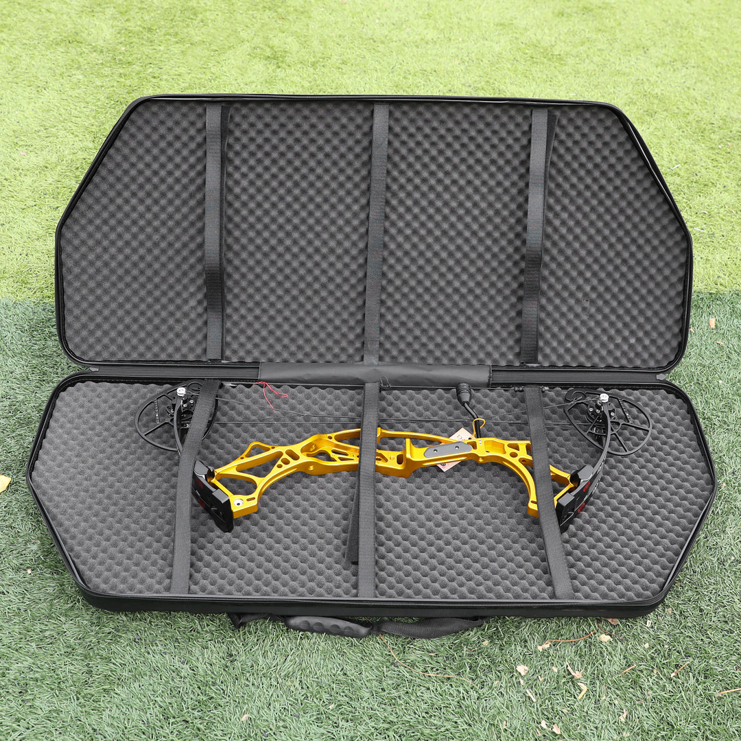 🎯AMEYXGS Archery Compound Bow Case-Hard Shell Foam Hunting Bow Arrow Storage