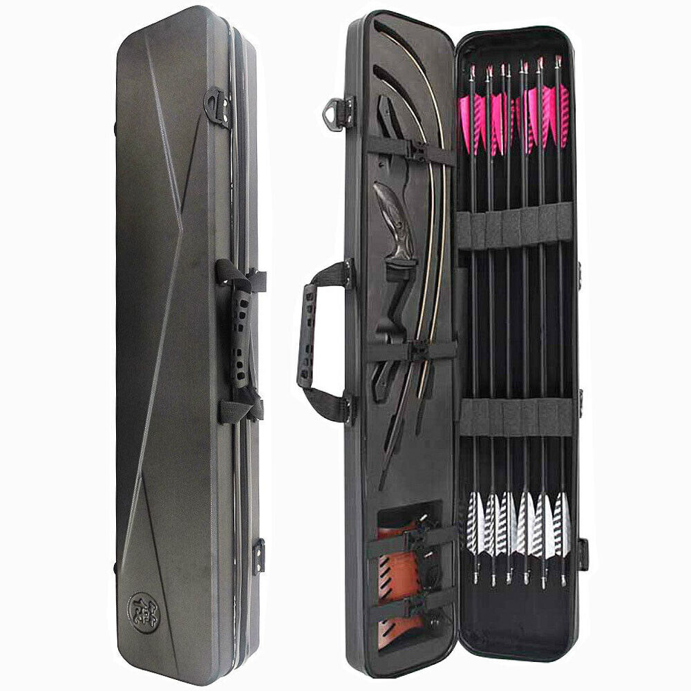 🎯American Hunting Recurve Bow Carrier Box Case Arrow Archery Target