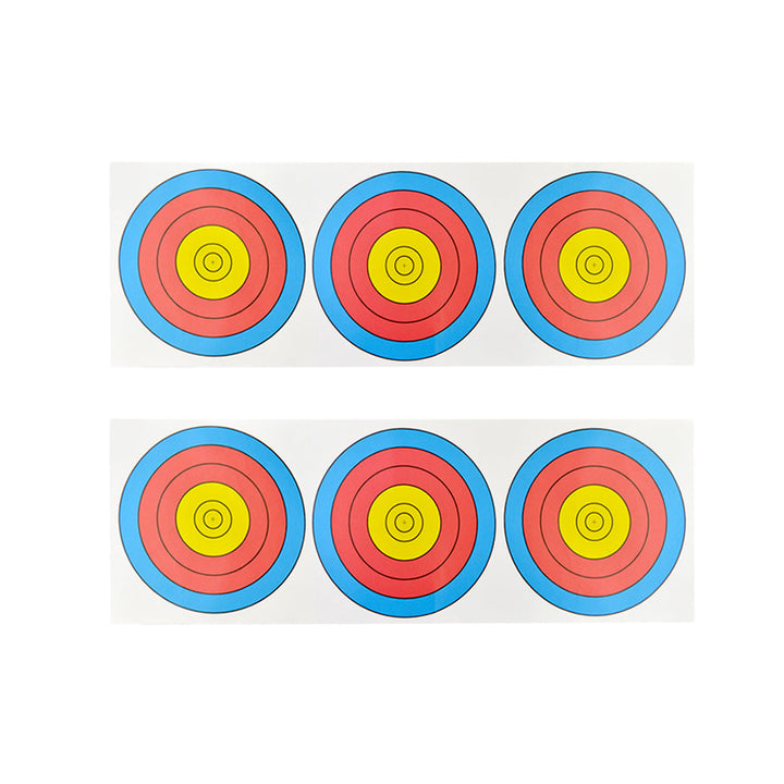 🎯Bogenschießen-Zielpapier Üben Sie 3 Spot-Ziele für Recurve-Bogen