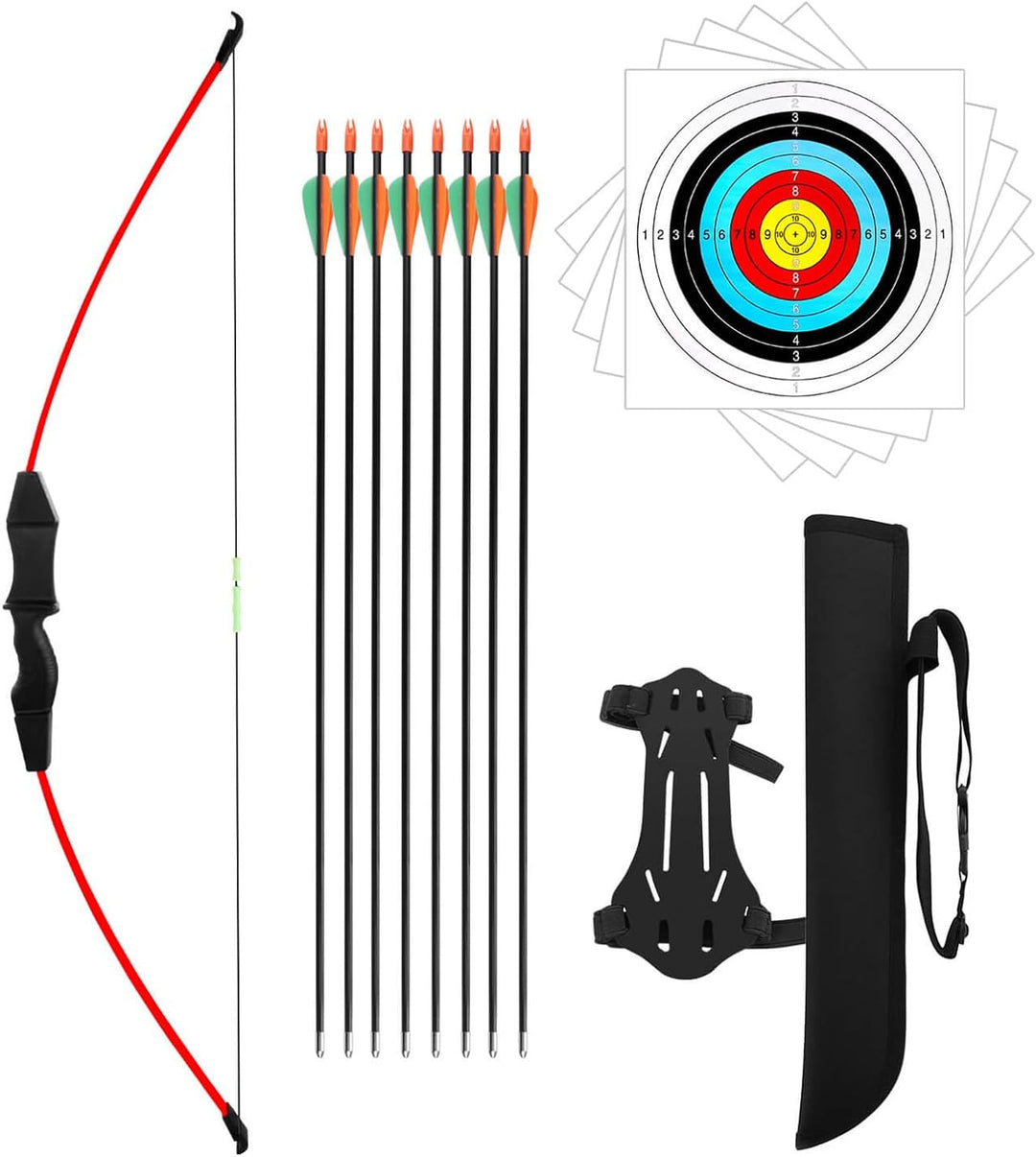 F021 Recurve Bow and Arrows for Children Outdoor Youth Junior Archery