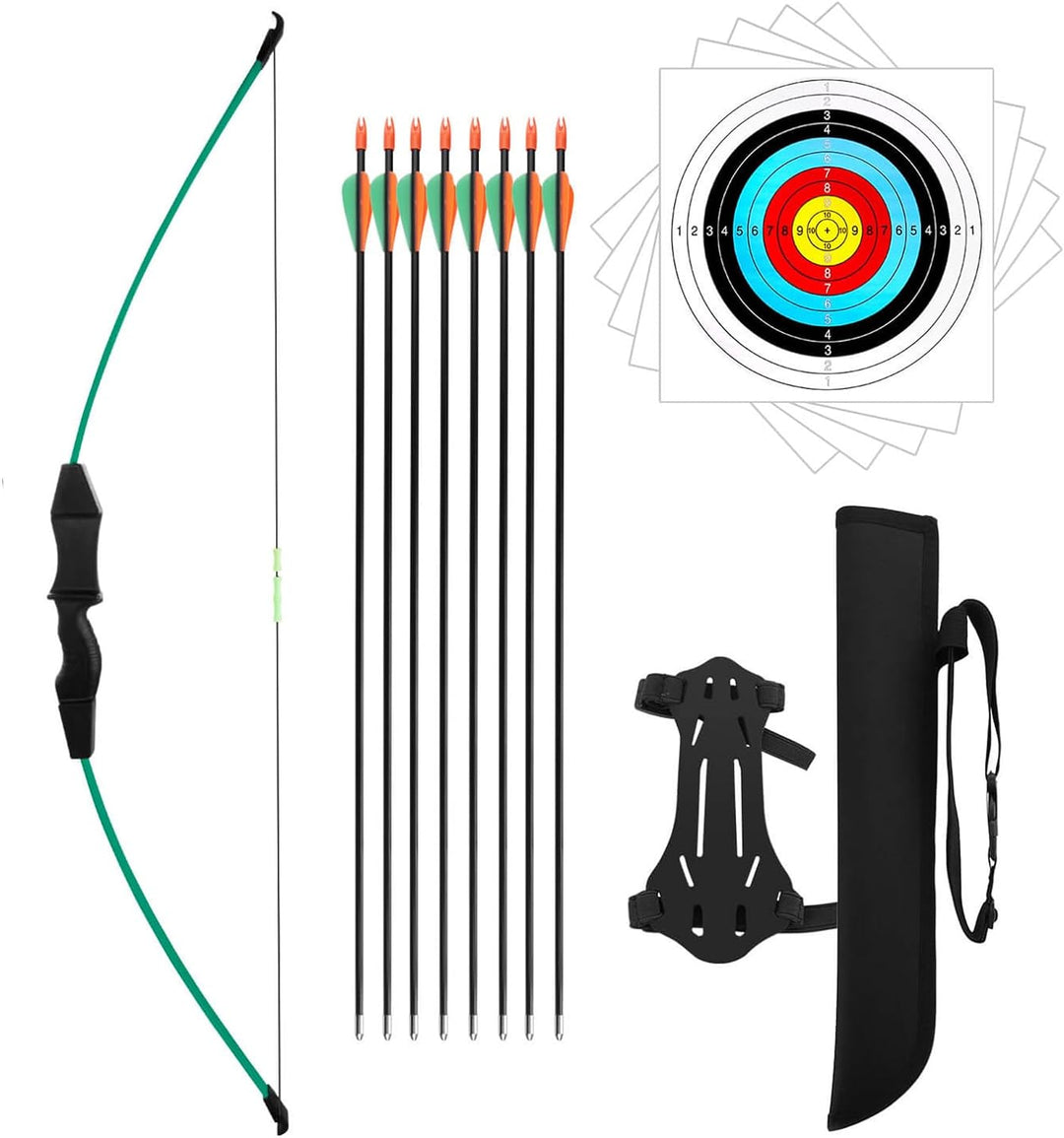 F021 Recurve Bow and Arrows for Children Outdoor Youth Junior Archery