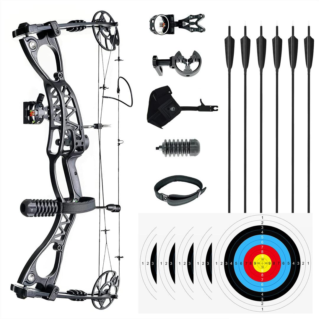 🎯JUNXING M122 CAESAR Compound Bow for Adults Hunting