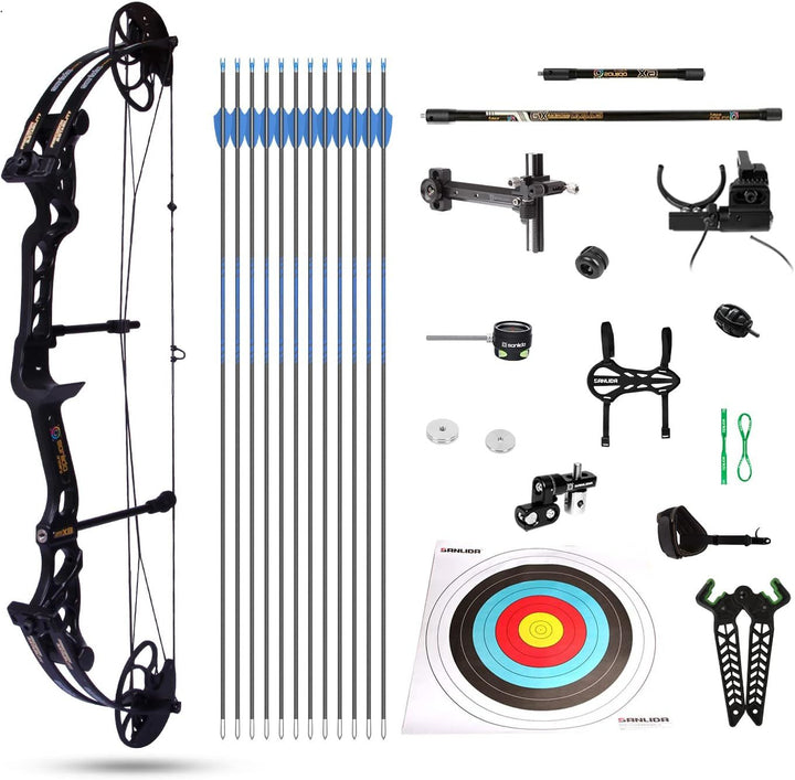 🎯SANLIDA HERO X8 Target Compound Bow Kit