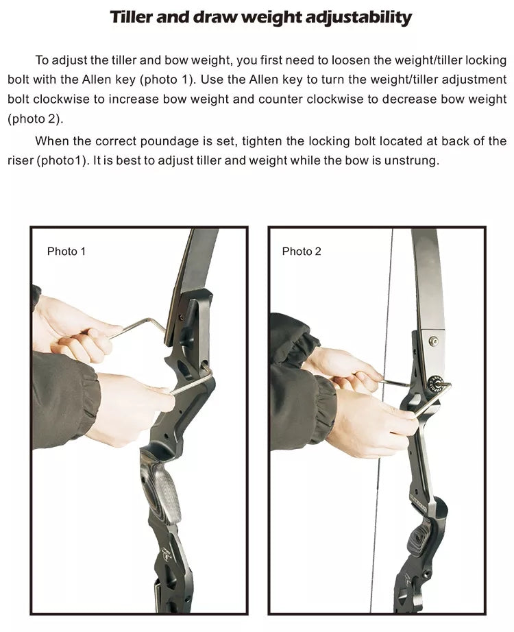 🎯Slither ILF 17'' 19'' 21'' Recurve Bow Riser Bow Handle