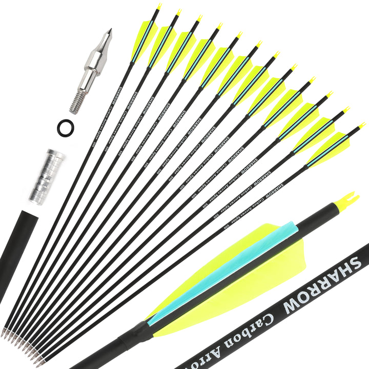 🎯Target Practice Carbon Arrow for Compound Bow Recurve Bow beginner archery