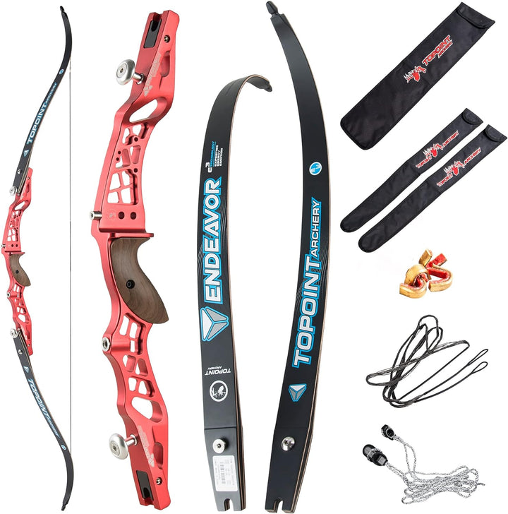 🎯TOPOINT Archery Unison Endeavor 62" Recurve Bow for Competition Target