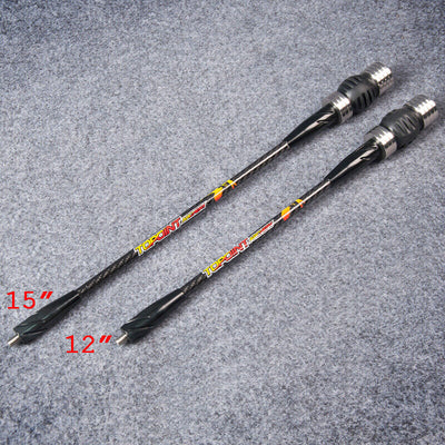 🎯PR652 Pro Archery Carbon Stabilizer Balance Bar Rod Weight Side Main Long Rod Damper
