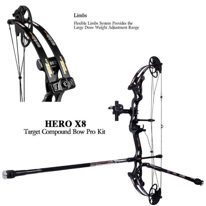 🎯SANLIDA HERO X8 target compound bow kit