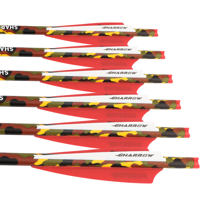 🎯Crossbow Bolts Carbon Hunting Arrows with 4" Vanes Replaced Arrowhead(12 Pack)