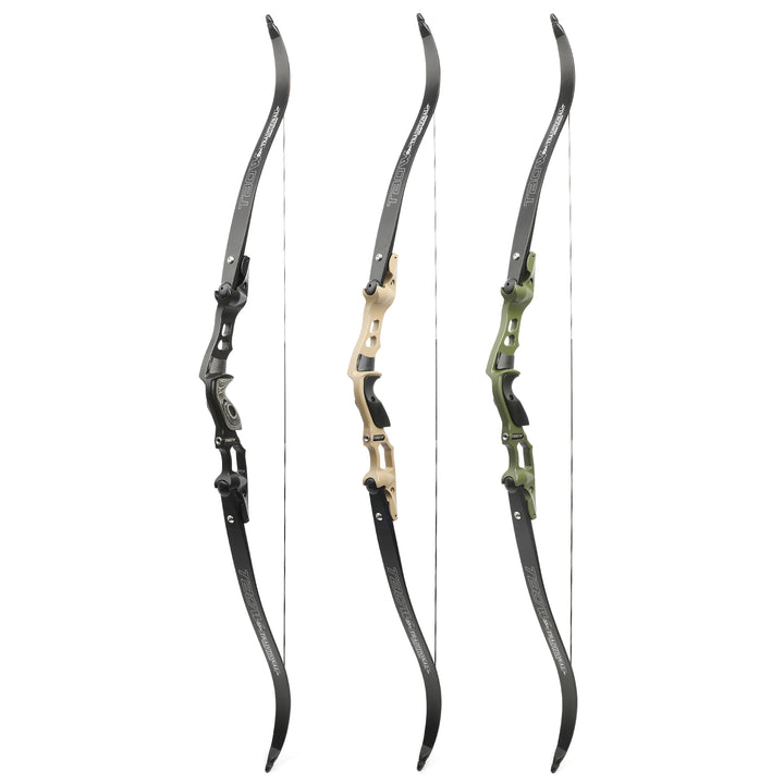 🎯AMEYXGS Archery TBOW 62" Recurve Hunting Bow ILF Target 20-65lbs