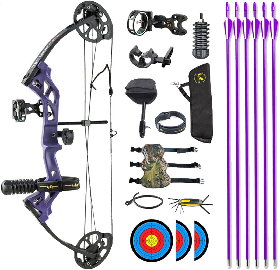 🎯TOPOINT ARCHERY M3 Compound Bow Package for Beginners Junior&kids ,10-30Lbs Adjustable