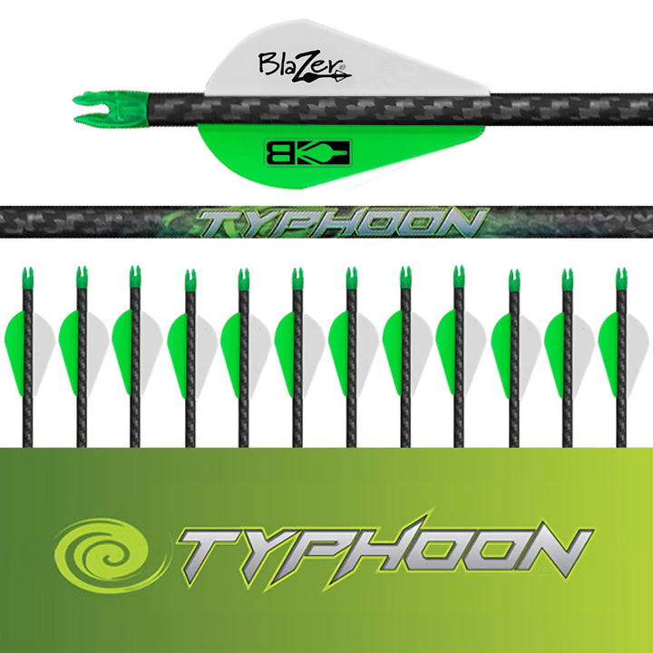 Typhoon Arrows 12 Pk (.003 straightness)