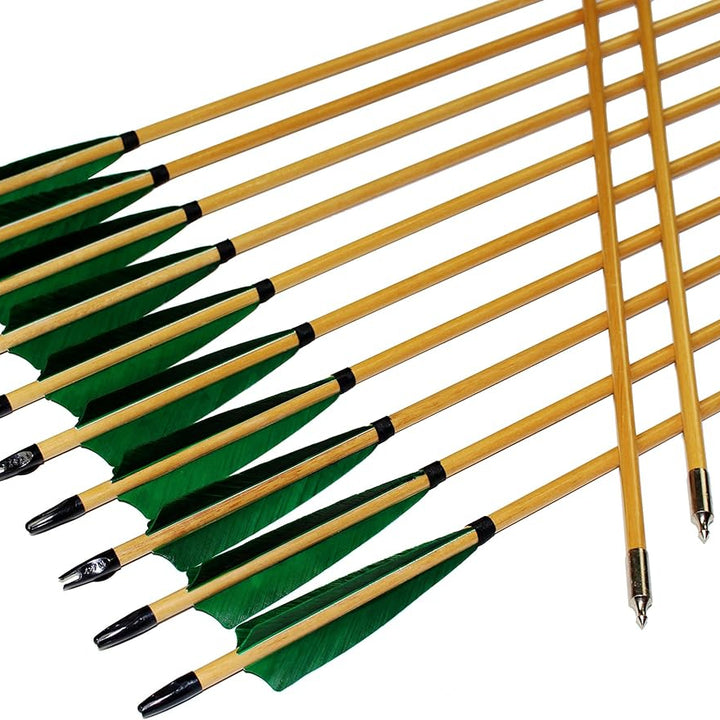 🎯AMEYXGS Archery Traditional Wooden Arrows Handmade