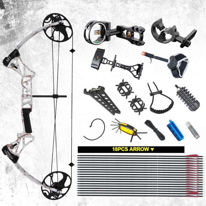 🎯1 Set 19-70lbs M1 Archery Compound Bow