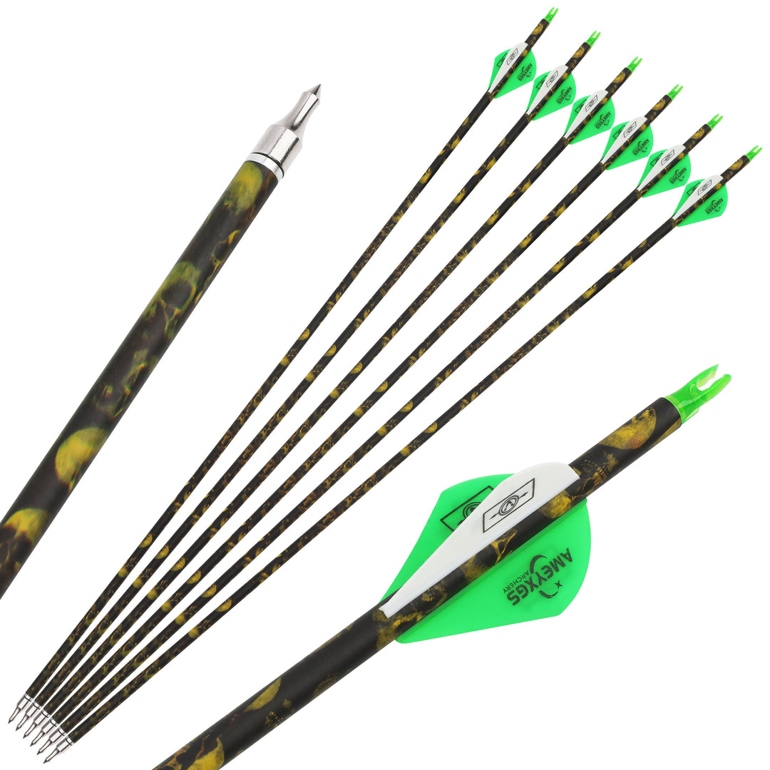 🎯 Carbon Arrows Archery Hunting Targeting Practice for Compound Bow Recurve Bow