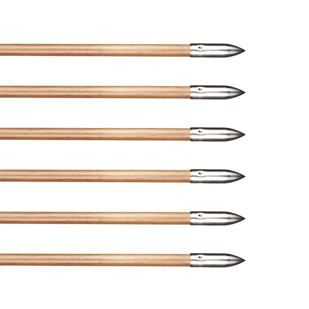 🎯12pcs Bamboo Arrows Handmade Archery Arrows