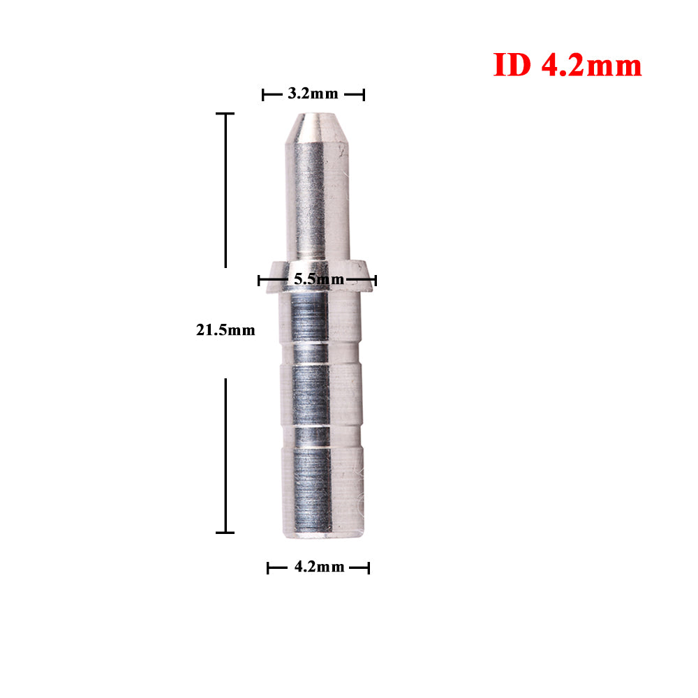 🎯Archery Arrow Pin Aluminium Nocke für ID 4,2 mm 6,2 mm Pfeilschaft DIY