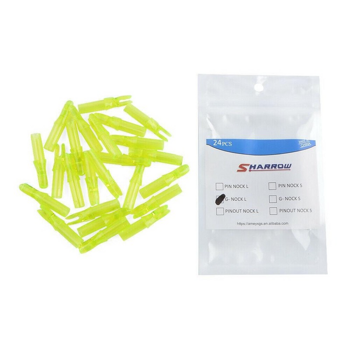 🎯24pcs/pack AMEYXGS Archery Insert Arrow Nock Tails