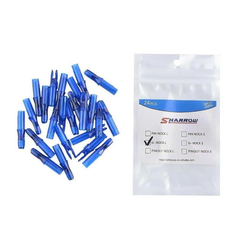 🎯24pcs/pack AMEYXGS Archery Insert Arrow Nock Tails