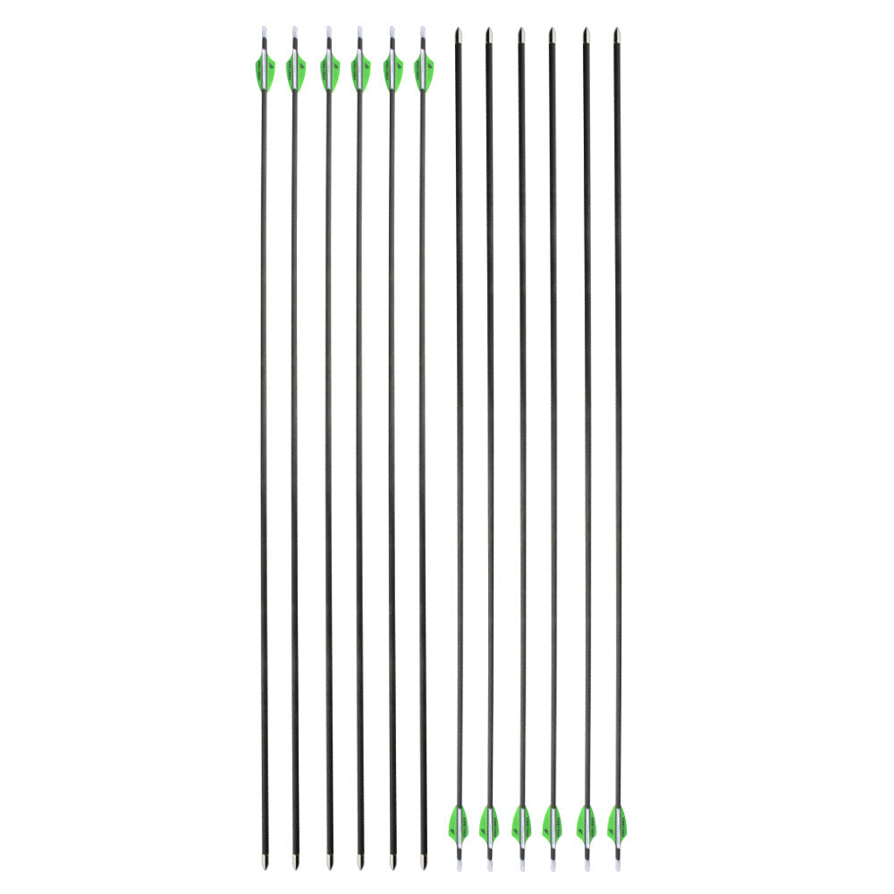 🎯Archery 4.2mm Pure Carbon Arrow Spine 600 for Compound Bow Recurve Bow