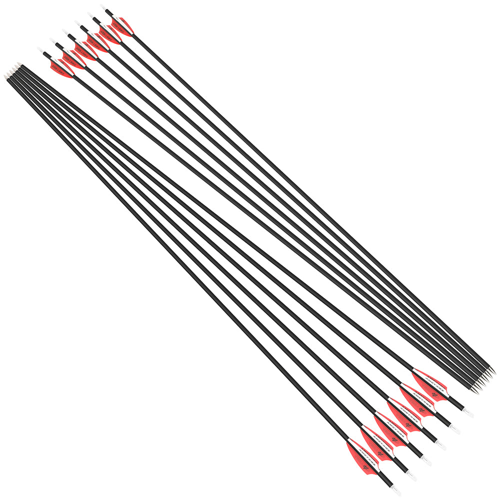 🎯 32" Carbon Arrows Target Practice Archery Spine 1000,1200