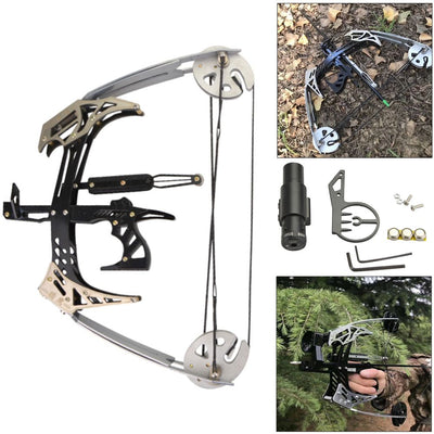 1 Set 25LBS Archery MINI Compounds Bow Crossbow  Outdoor Hunting Target Shooting Sports Outdoor