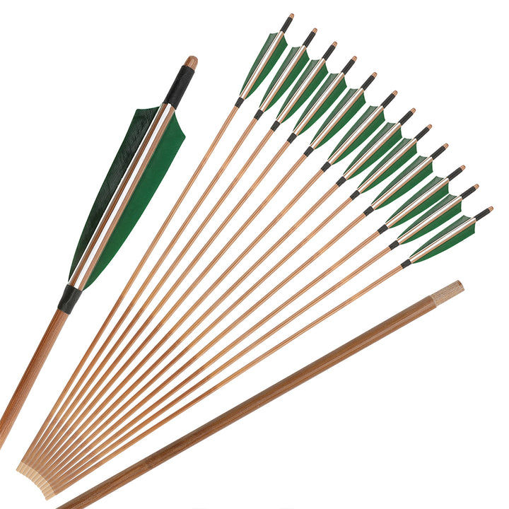 🎯Bogenschießen Handgefertigter traditioneller Bambuspfeil