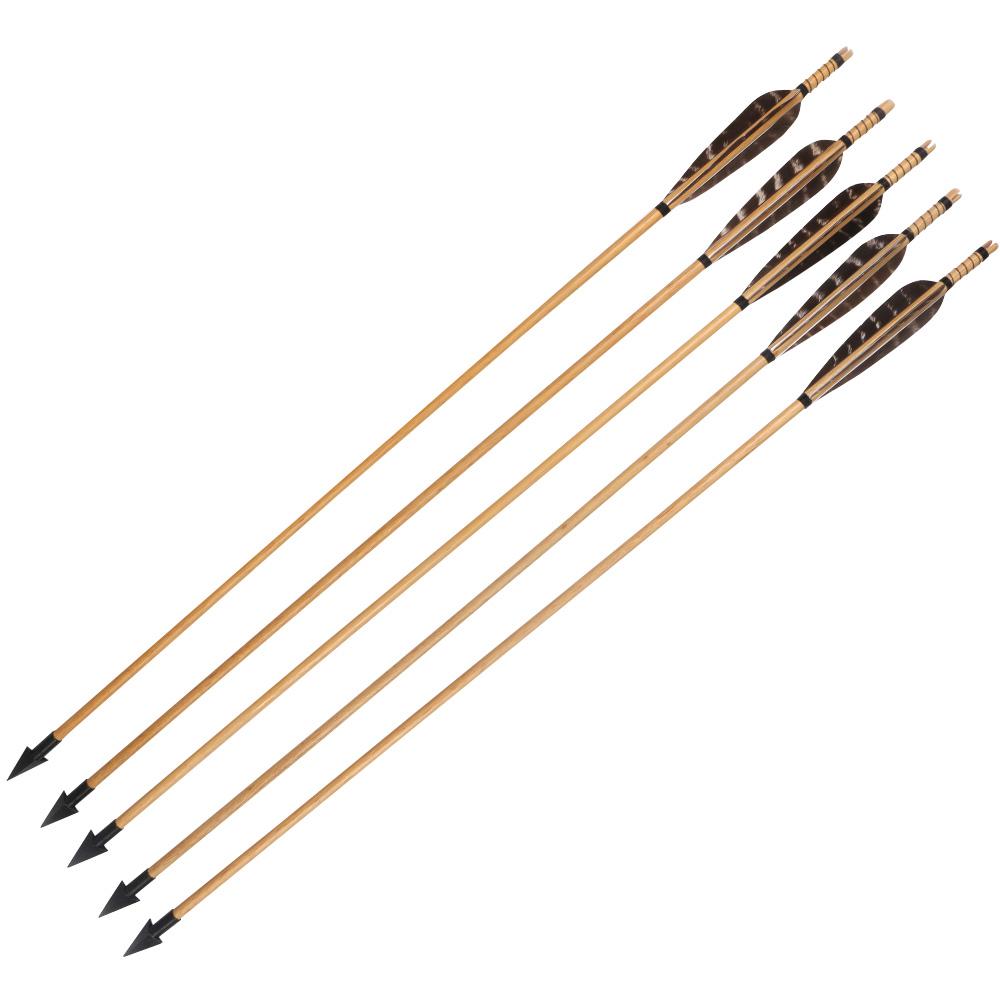 🎯Archery Traditional Wooden Arrows with Broadheads