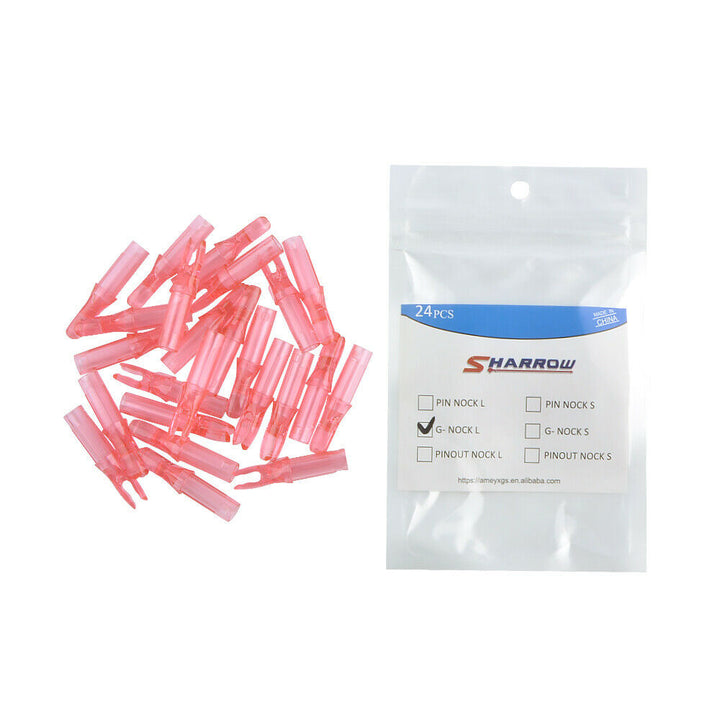 🎯24pcs/pack AMEYXGS Archery Insert Arrow Nock Tails