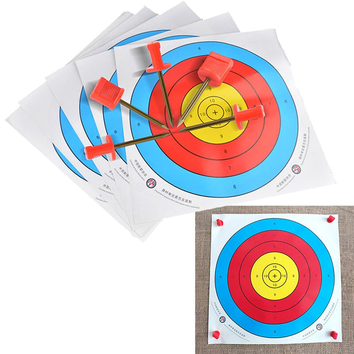 🎯Archery Paper Target Pins Target Face Pins Hunting Nails