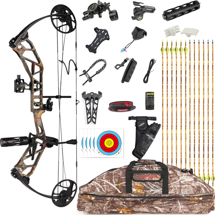 🎯TOPOINT ARCHERY Compound Bow Arrows Accessories Set T1-PRO MAX