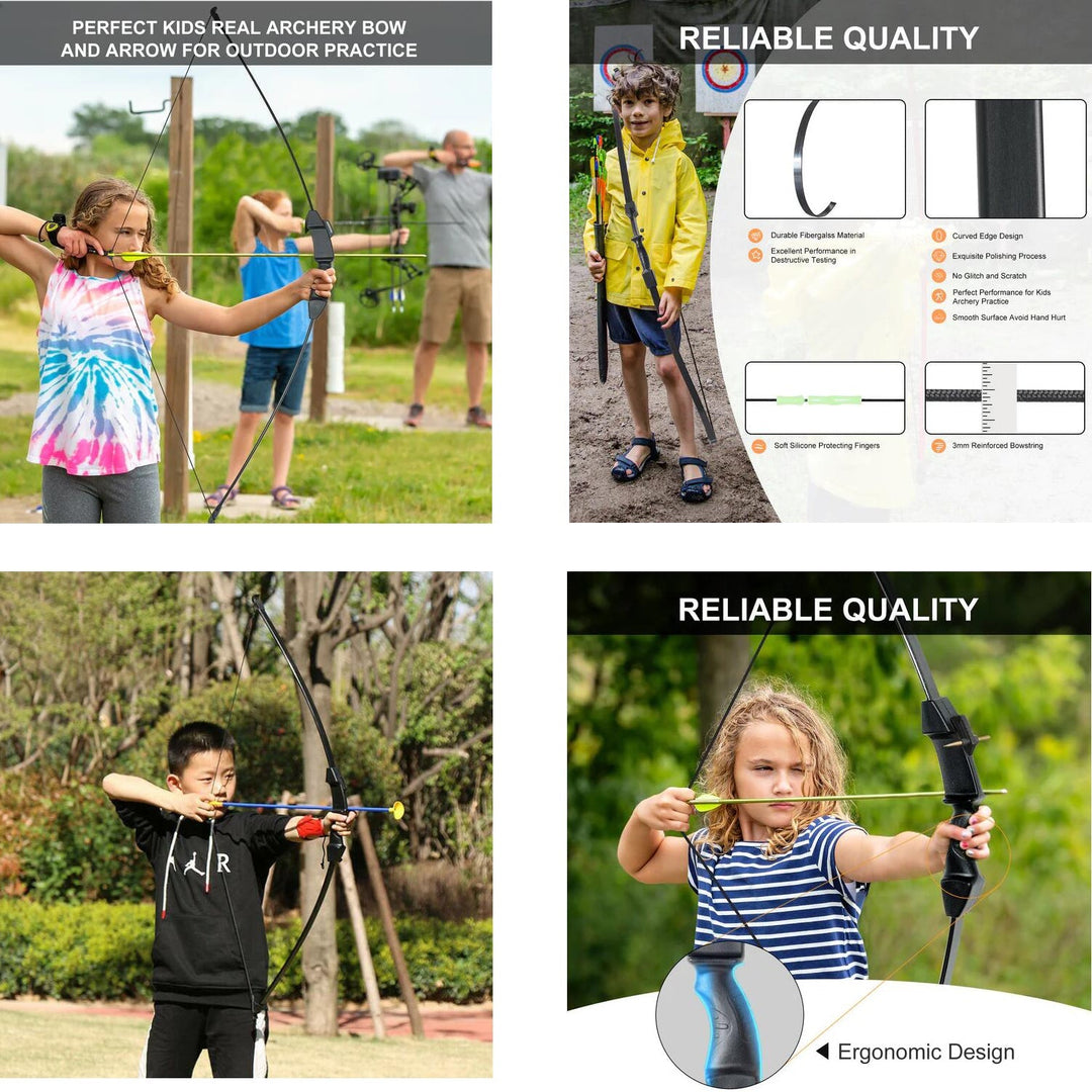 🎯F021 Archery Bow Arrow Set for Beginners Children Gift