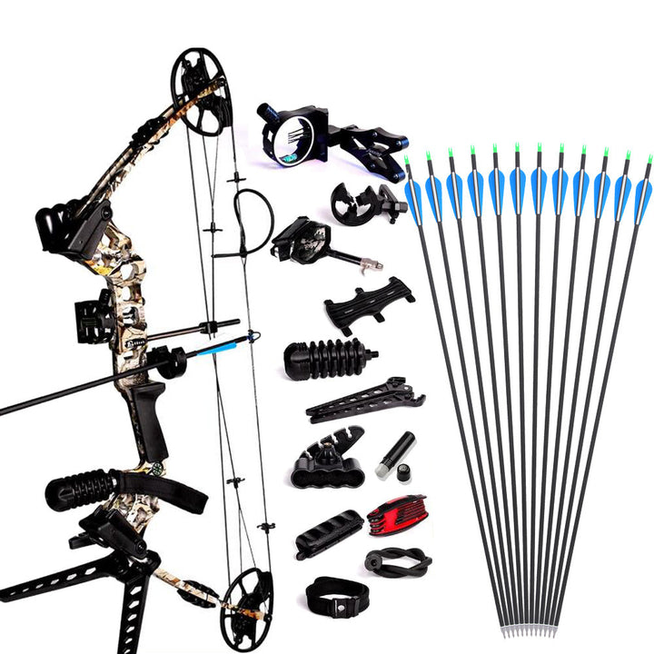🎯JUNXING M120 Compound Bow and Arrow Kit for Practice Hunting