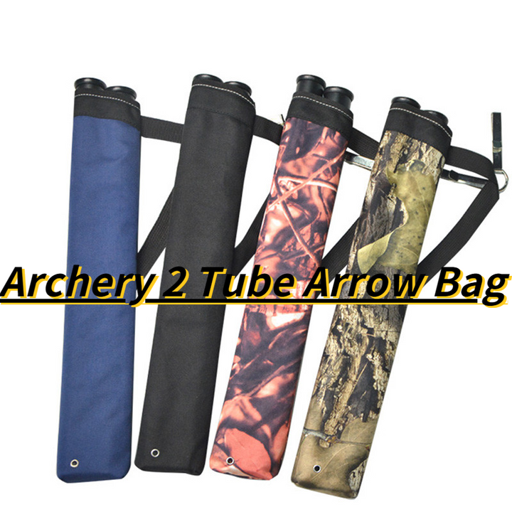 🎯Archery 2 Tube Arrow Quiver Arrow Hunting Portable