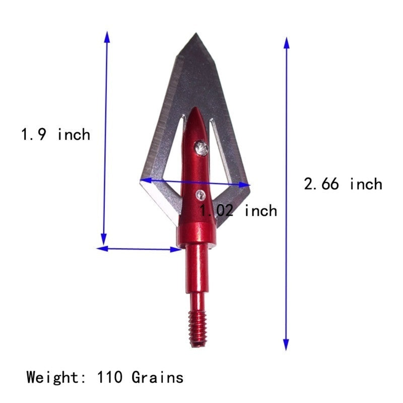 🎯Broadheads Blades Arrowheads with Box for Huning Compound Bow Crossbow