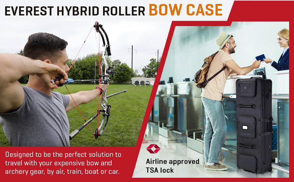 LEGEND Everest Hybrid Roller Lockable Compound Bow Case