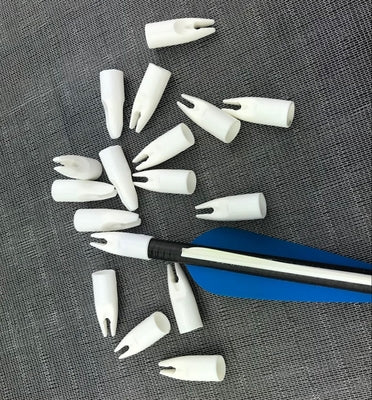 🎯Archery Nock 8mm Glue In Plastic Tail