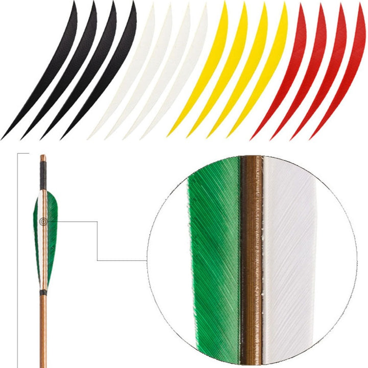 🎯5 Inch Archery Arrow Feather Turkey Feathers