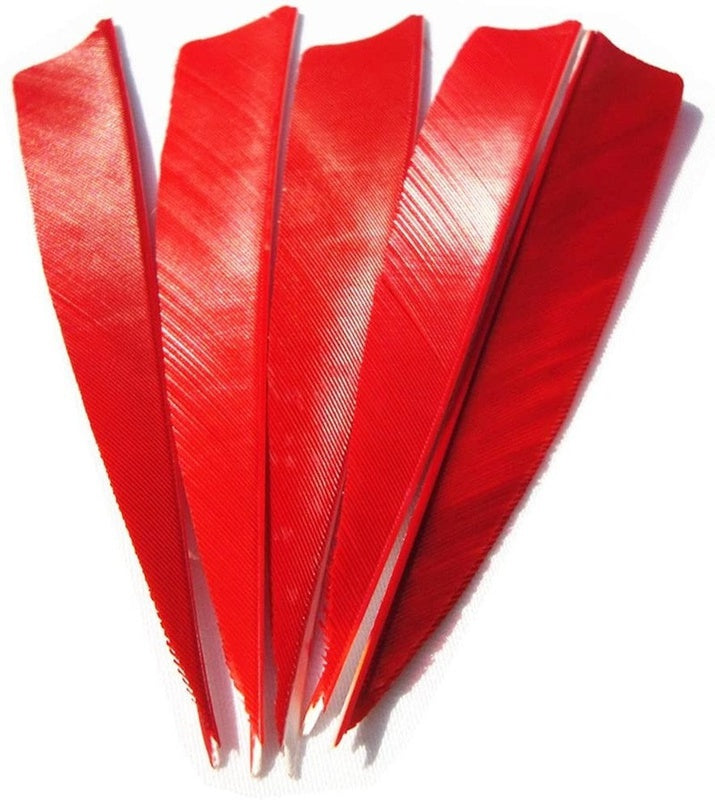 🎯4inch Turkey Arrows Feather Fletching for Traditional Archery Bow
